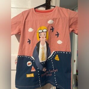 Trailblazer girls tee - Amelia Earhart